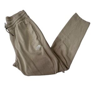 The north face women’s medium tan half dome crop jogger